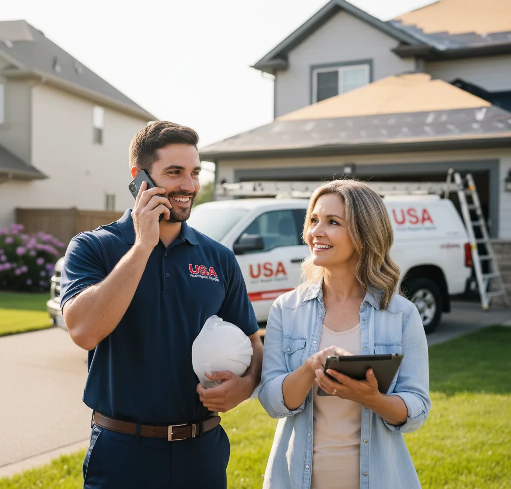 USA Roof Repair Experts customer support in Standish